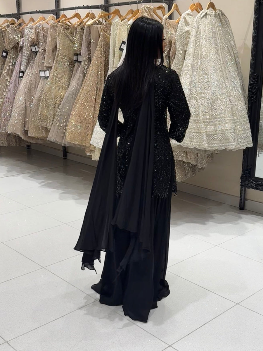 Black Sequins Sharara