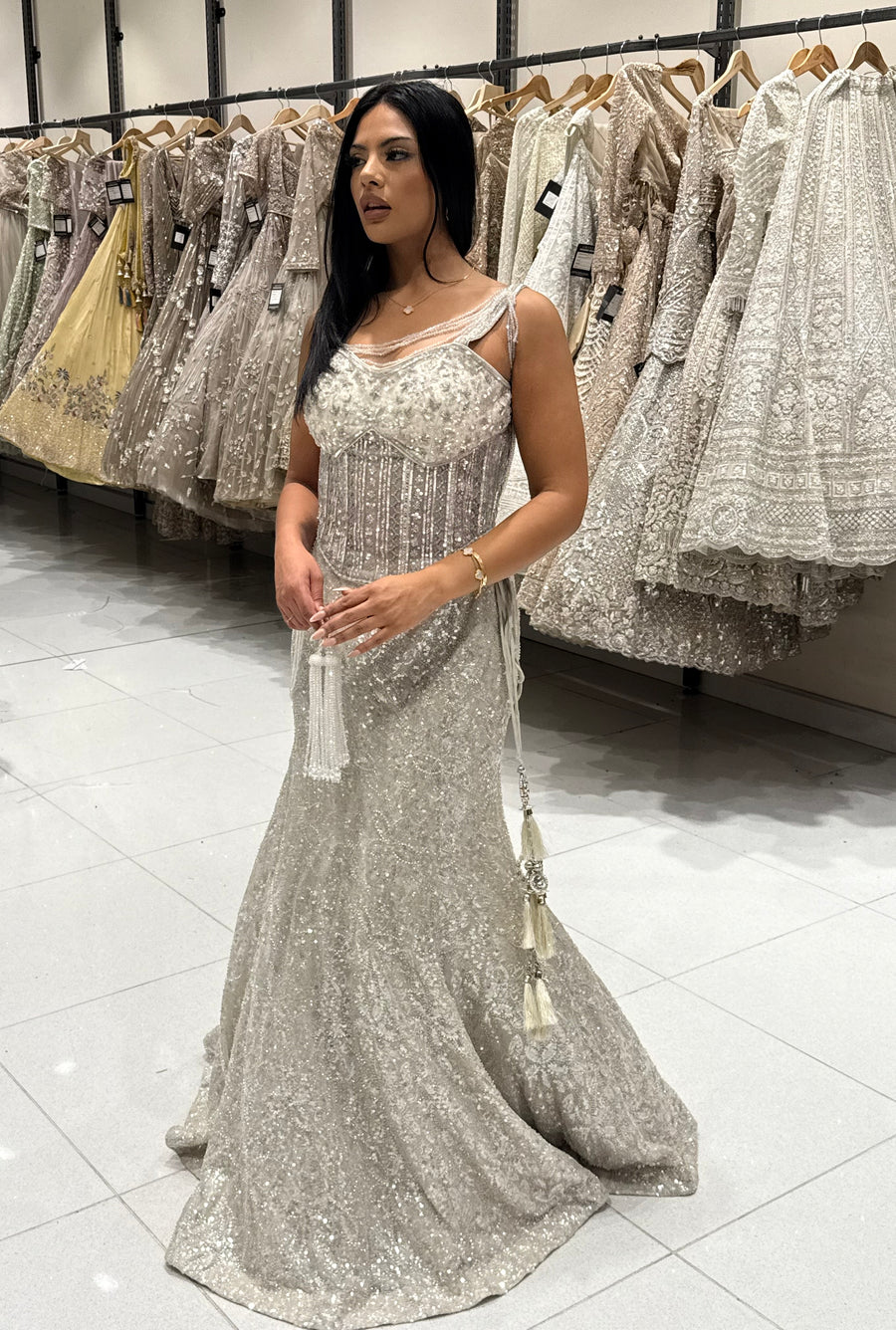 Crystal Corset Lehenga