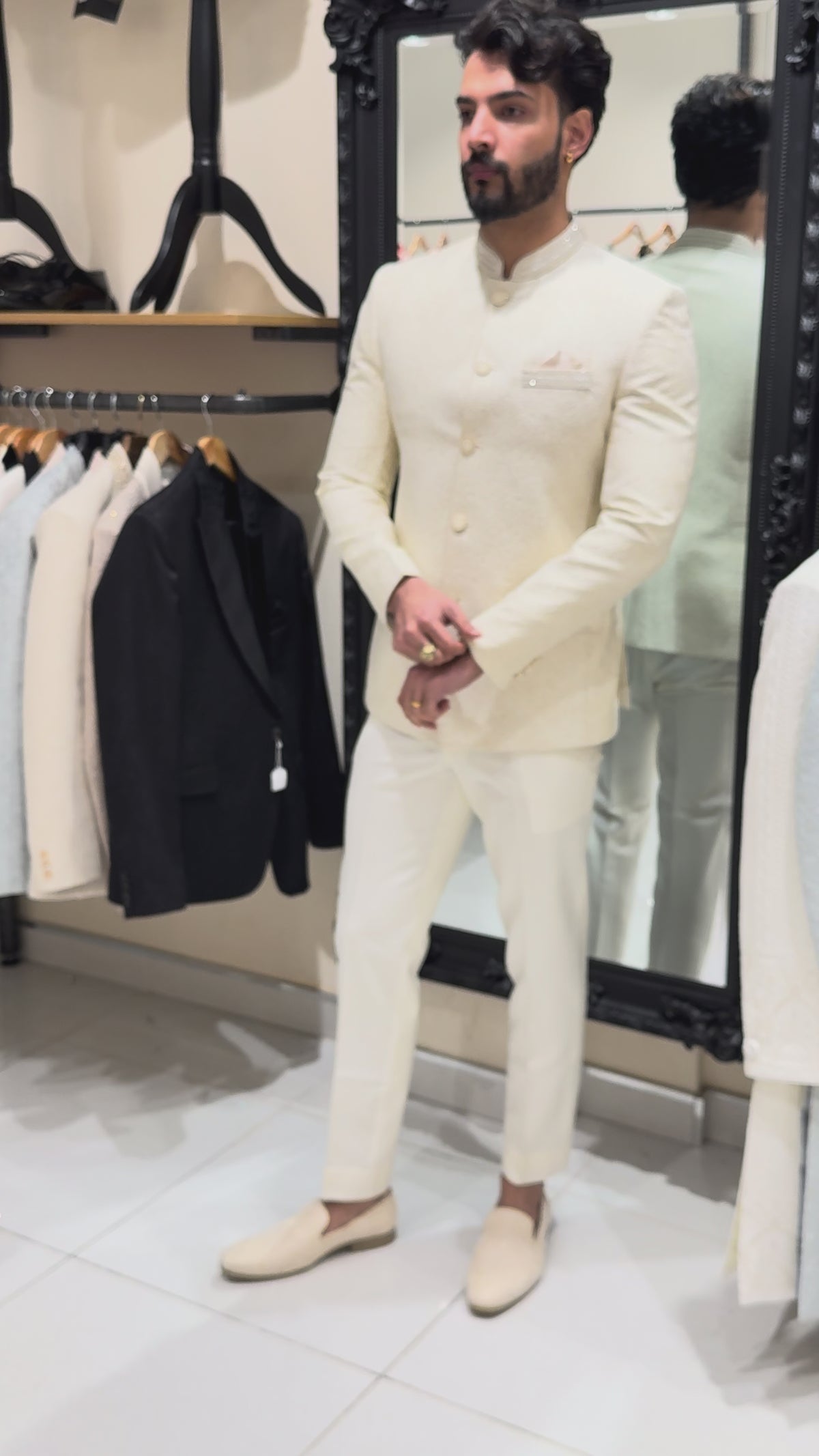 Cream Jodhpuri